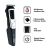 Kubra KB-2022 USB Rechargeable Cordless Beard and Hair Trimmer For Men (Black)